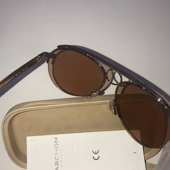 Chloe CE152S Sunglasses Rose Gold / Brown - Picture 4 of 7